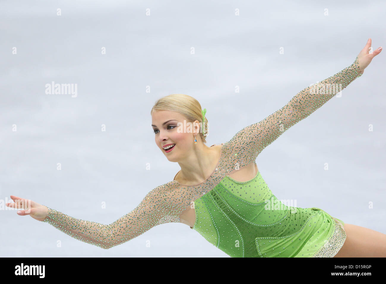 Kiira Korpi (FIN),  DECEMBER 7, 2012 - Figure Skating :  ISU Grand Prix of Figure Skating Final 2012/2013  Women's Short Program  at Iceberg Skating Palace, Sochi, Russia.  (Photo by YUTAKA/AFLO SPORT) [1040] Stock Photo