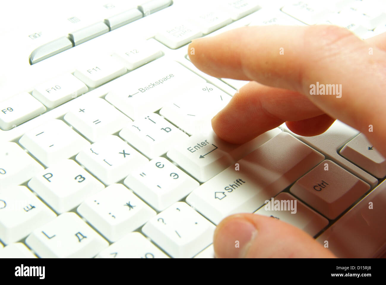 Male hands on the keyboard hi-res stock photography and images - Alamy