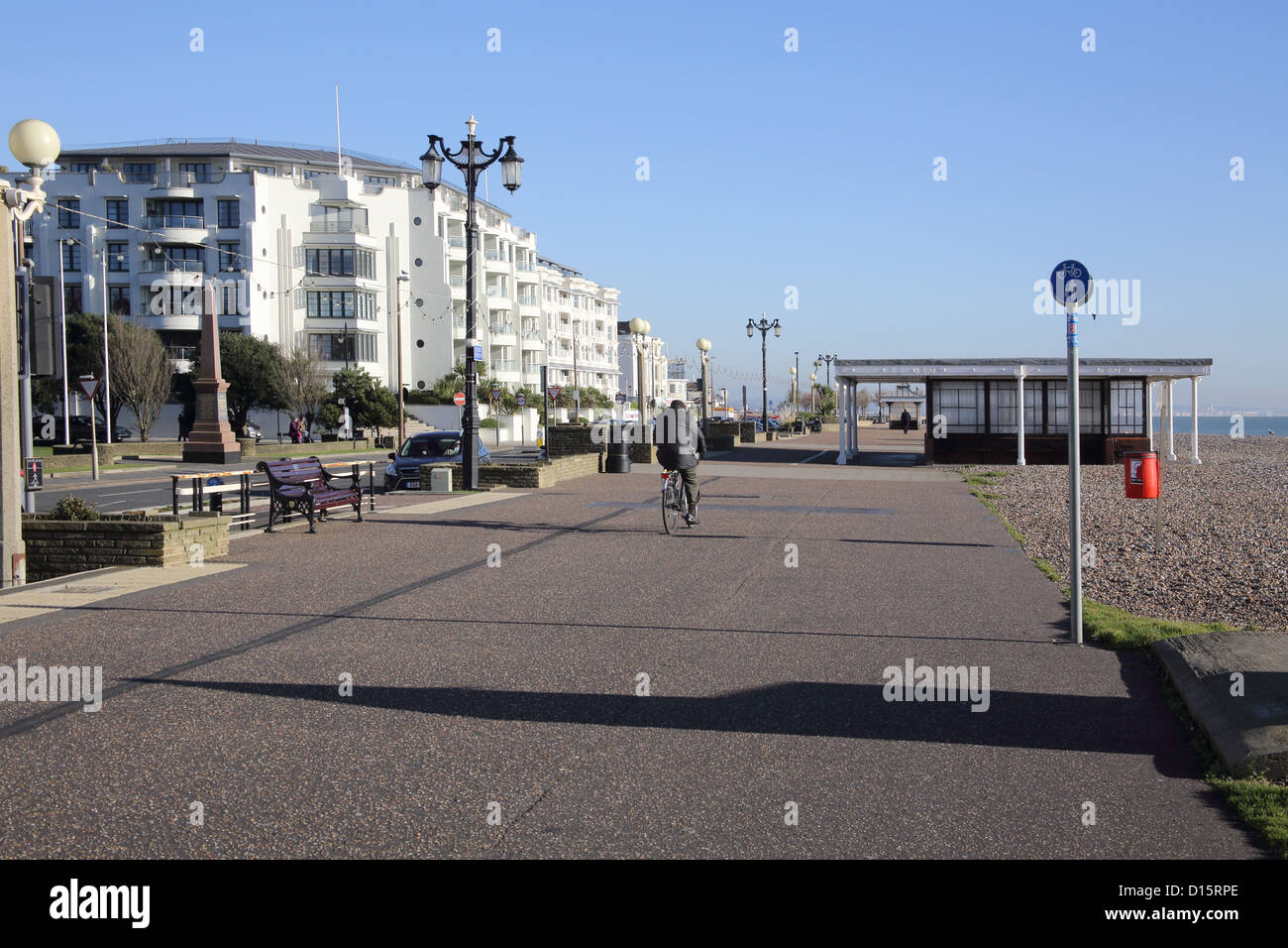 the seafront in worthing on the west sussex coast Stock Photo Alamy