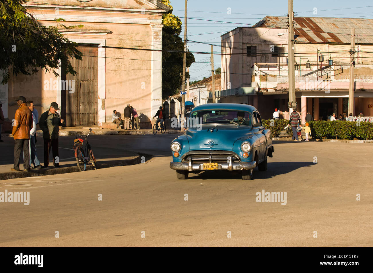 Oldtimer car, Santa Clara Province, Cuba Stock Photo Alamy
