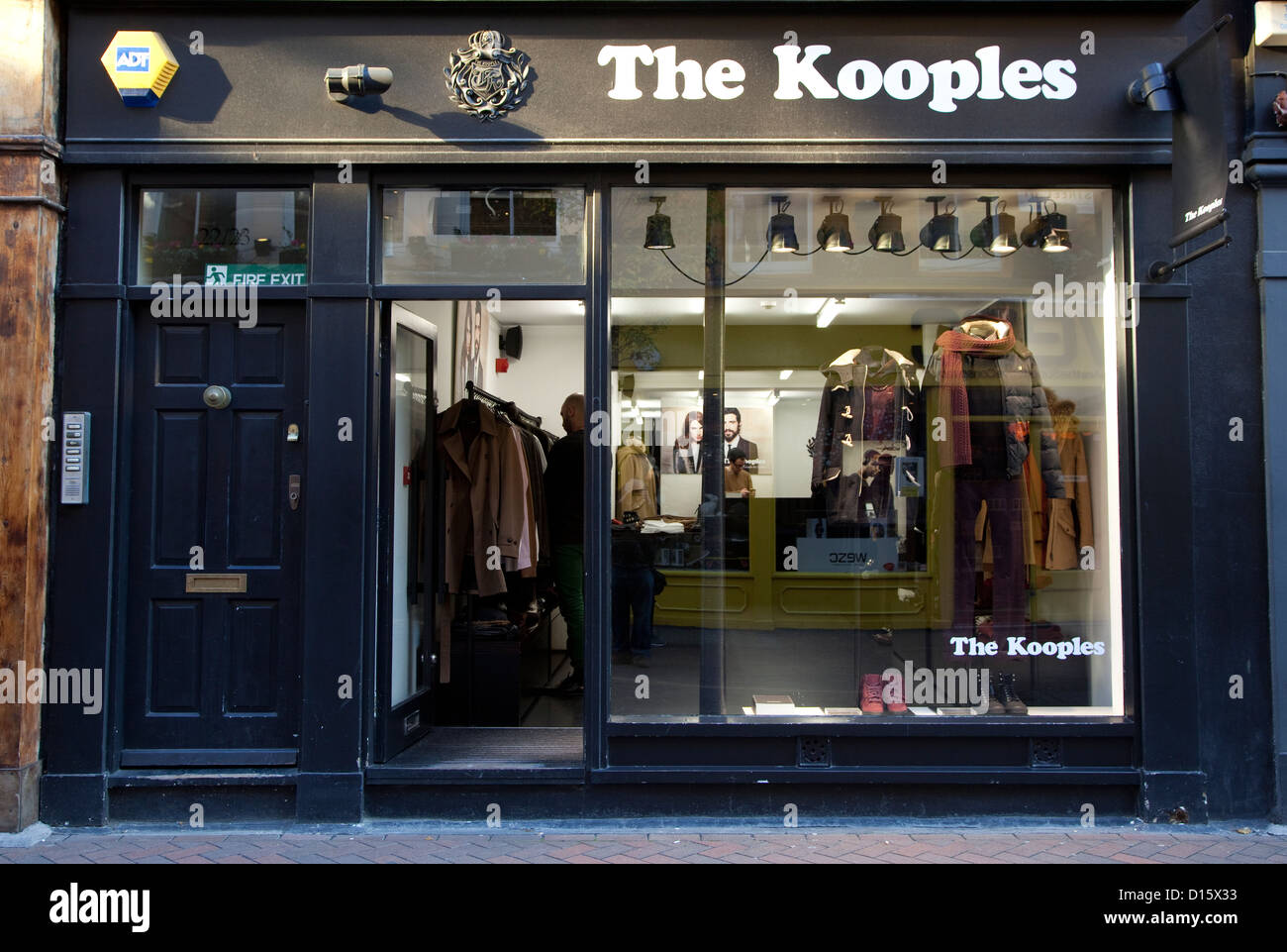 Branch of The Kooples French fashion store in Central London Stock Photo