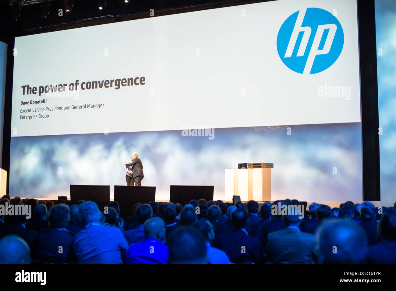 HP president and CEO Meg Whitman Execute Vice President Dave