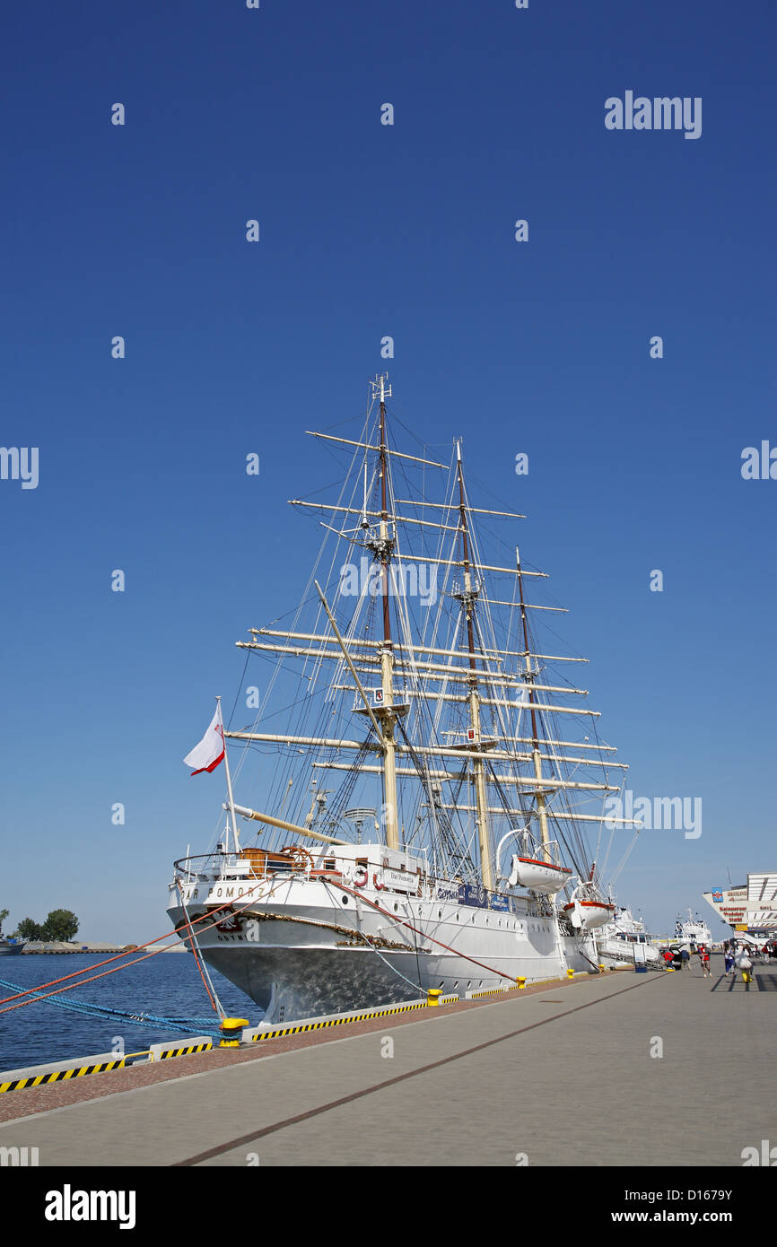 The Dar Pomorza, Polish sailing frigate, Gdynia, Poland Stock Photo
