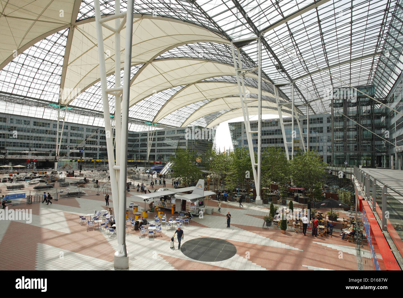 MAC Forum, Munich Airport Centre, Munich, Germany Stock Photo Alamy