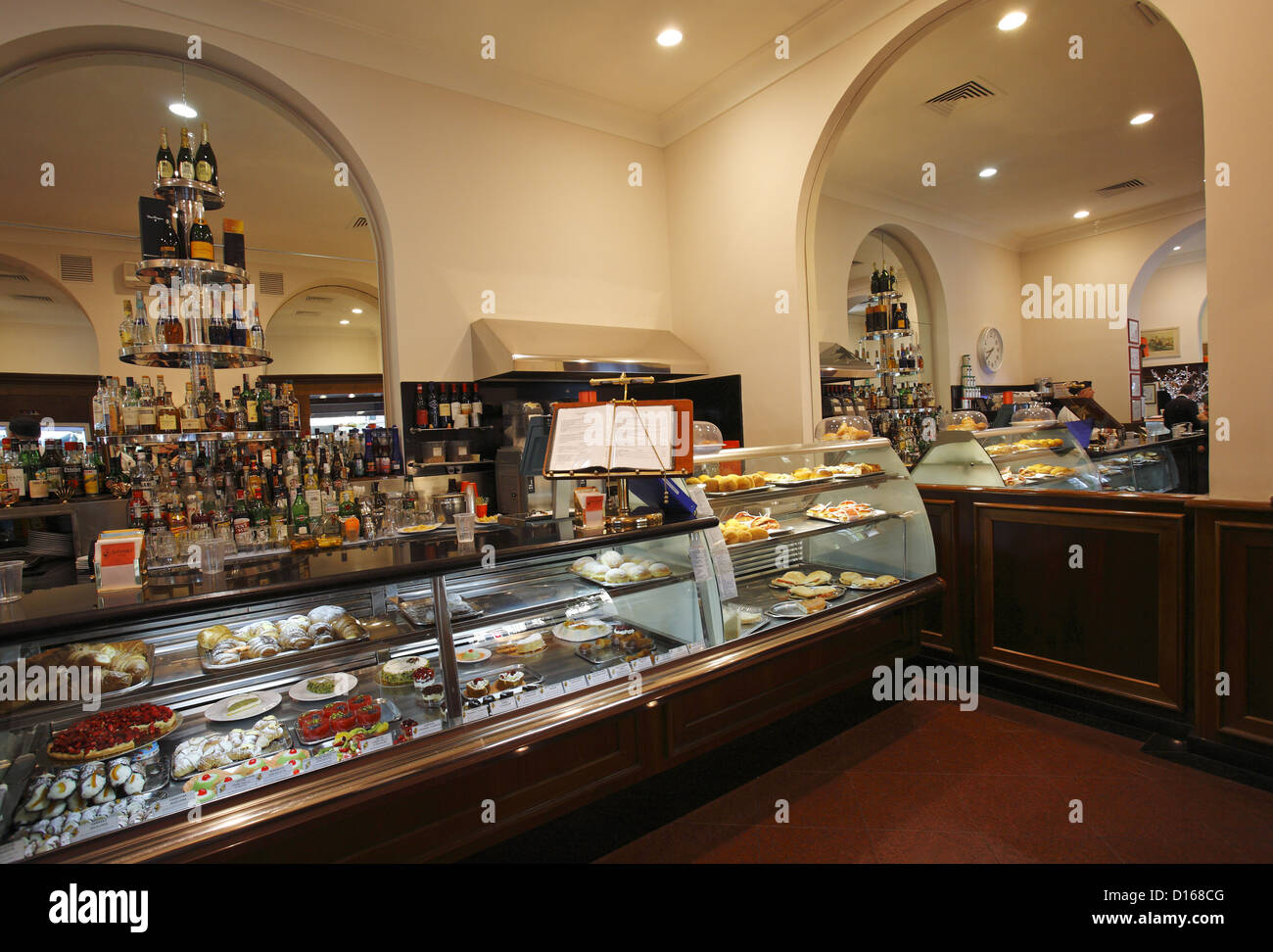 Antico Caffe Spinnato, Palermo, Sicily, Italy Stock Photo