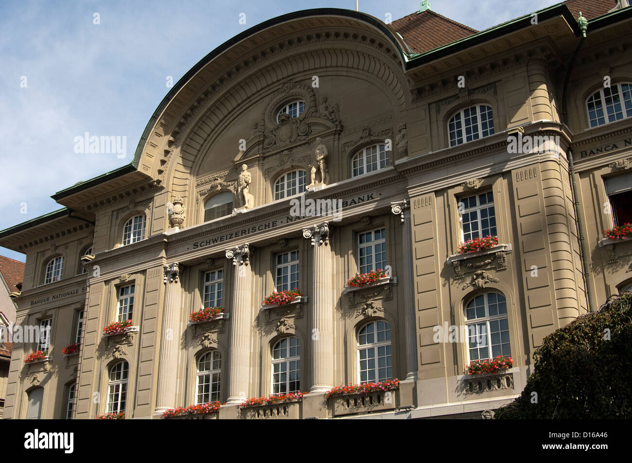 Headquarters of the Swiss National Bank, Bern, Switzerland Stock Photo