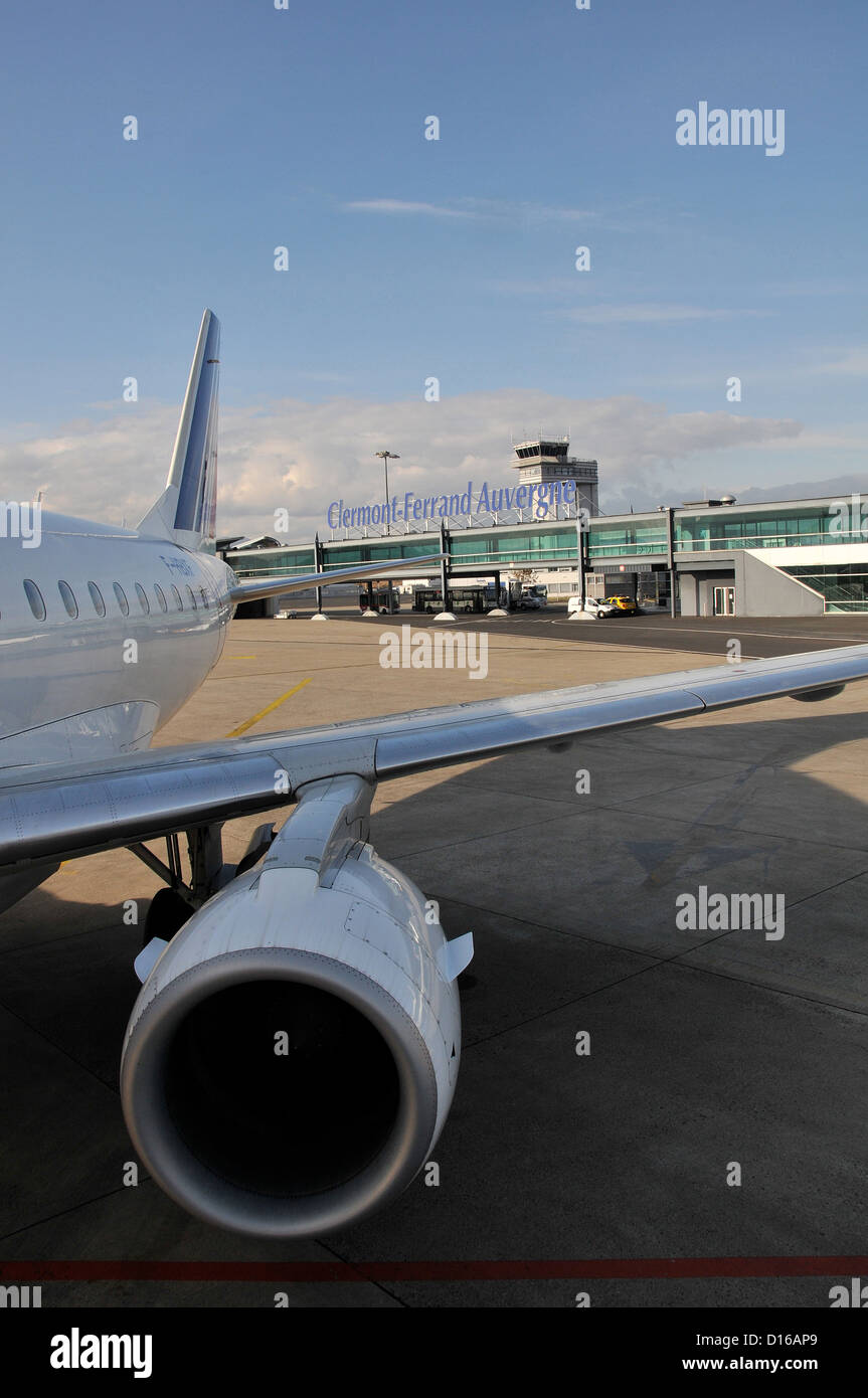 ClermontFerrand Auvergne airport Stock Photo Alamy