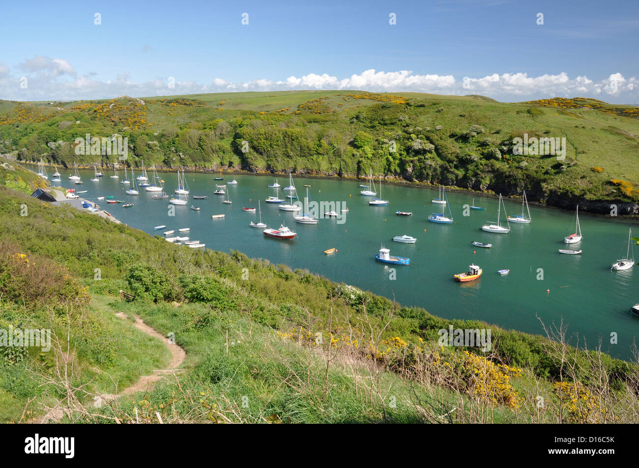 Boats in Solva Harbour, Pembrokeshire, Wales, UK Stock Photo - Alamy