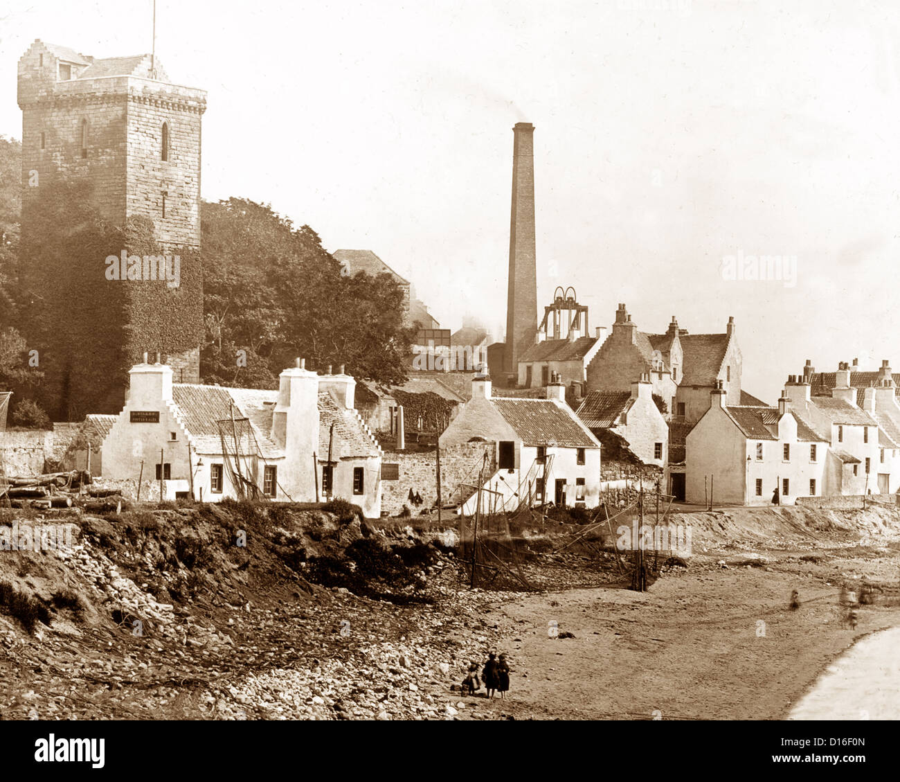 Dysart Scotland Victorian period Stock Photo