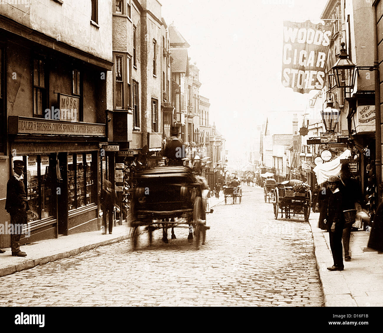 Peascod Street Windsor Victorian period Stock Photo
