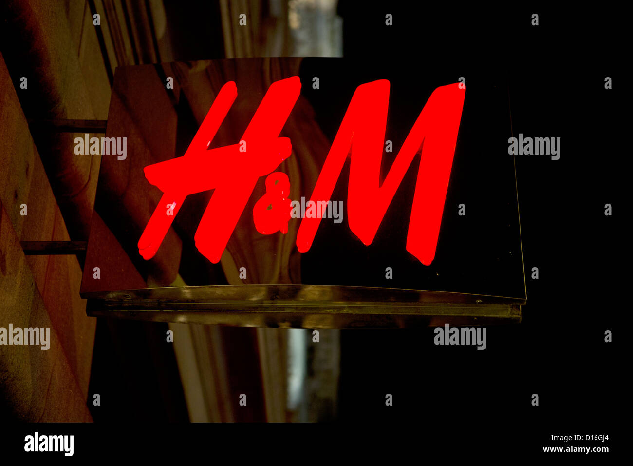 H&M Logo And Store In Antwerp Stock Photo, Picture and Royalty Free Image.  Image 76979434.
