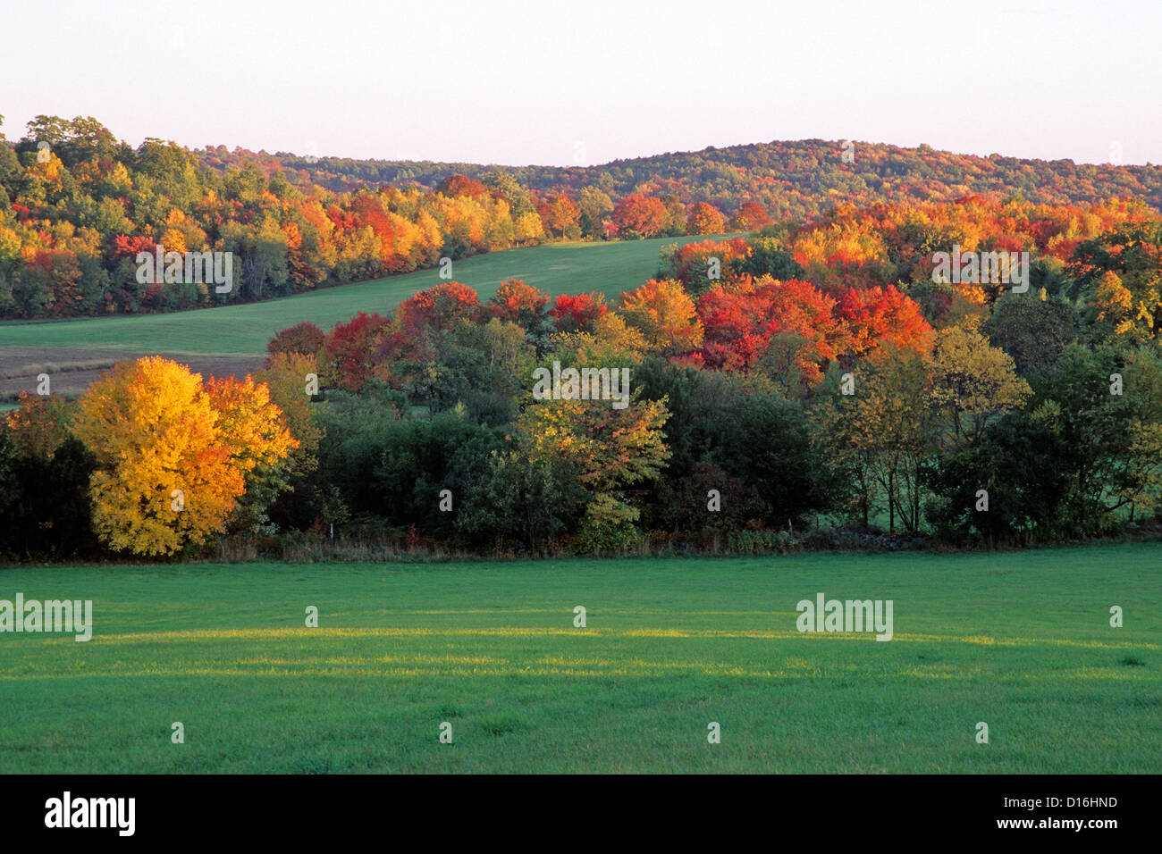 Autumn landscape in northern new england hires stock photography and