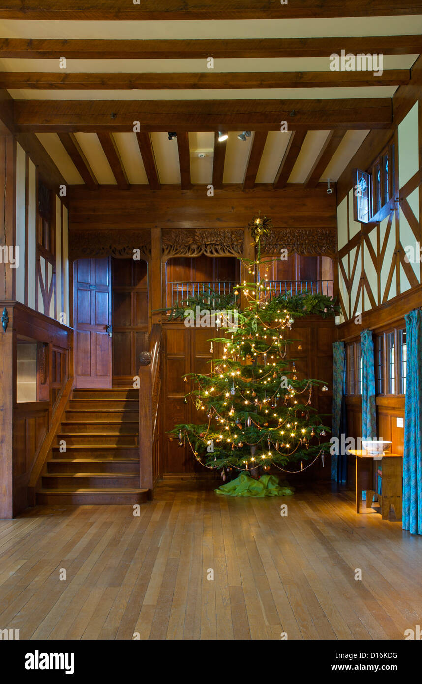 Main Hall in Blackwell, 'arts and crafts' house, overlooking Lake ...