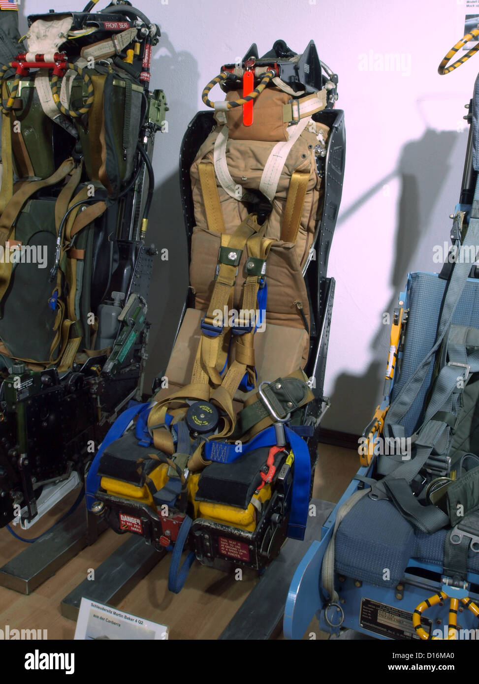 Ejection seat and martin baker aircraft hi-res stock photography