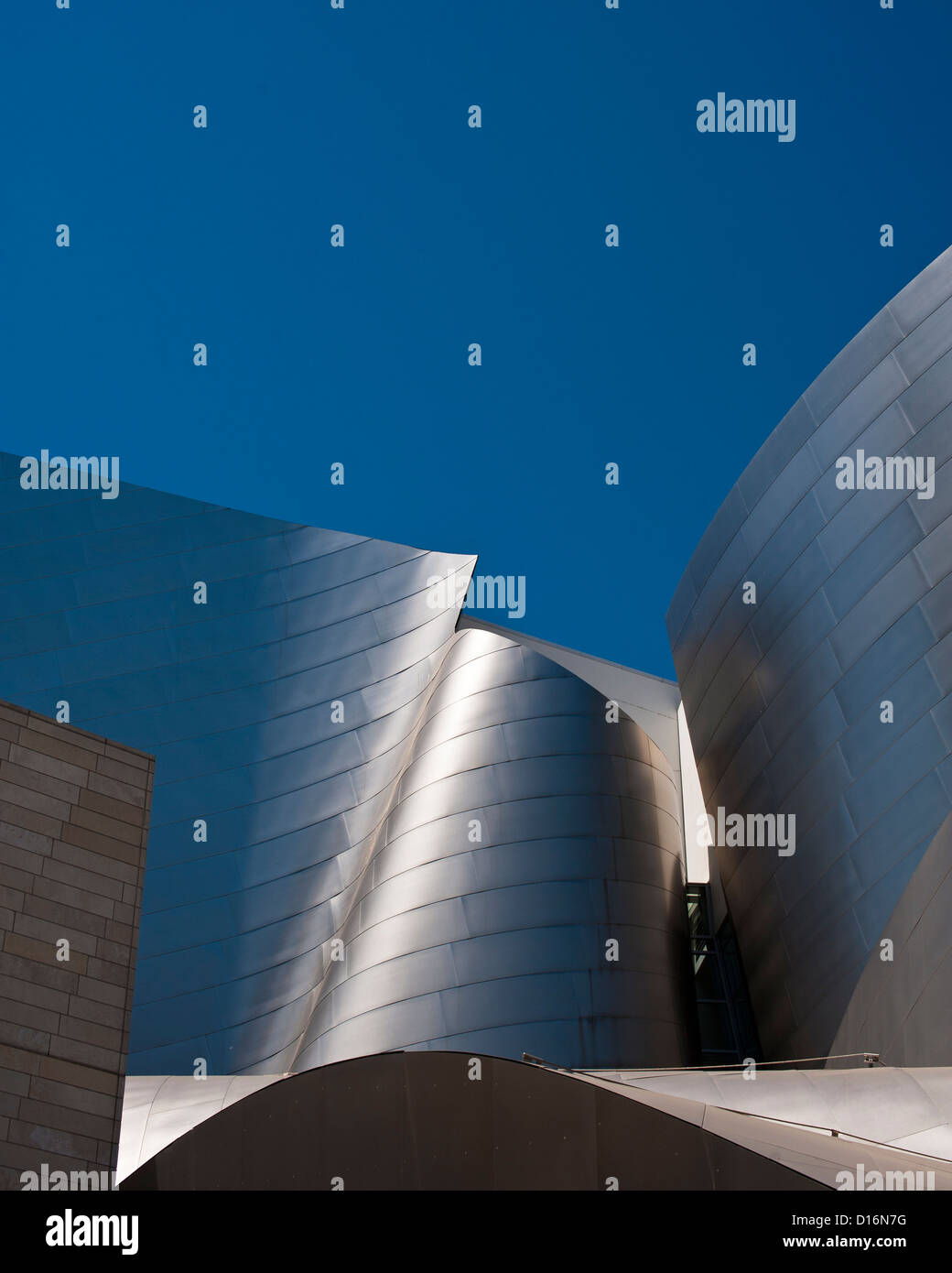 Sectional view, Walt Disney Concert hall, Los Angeles Stock Photo Alamy