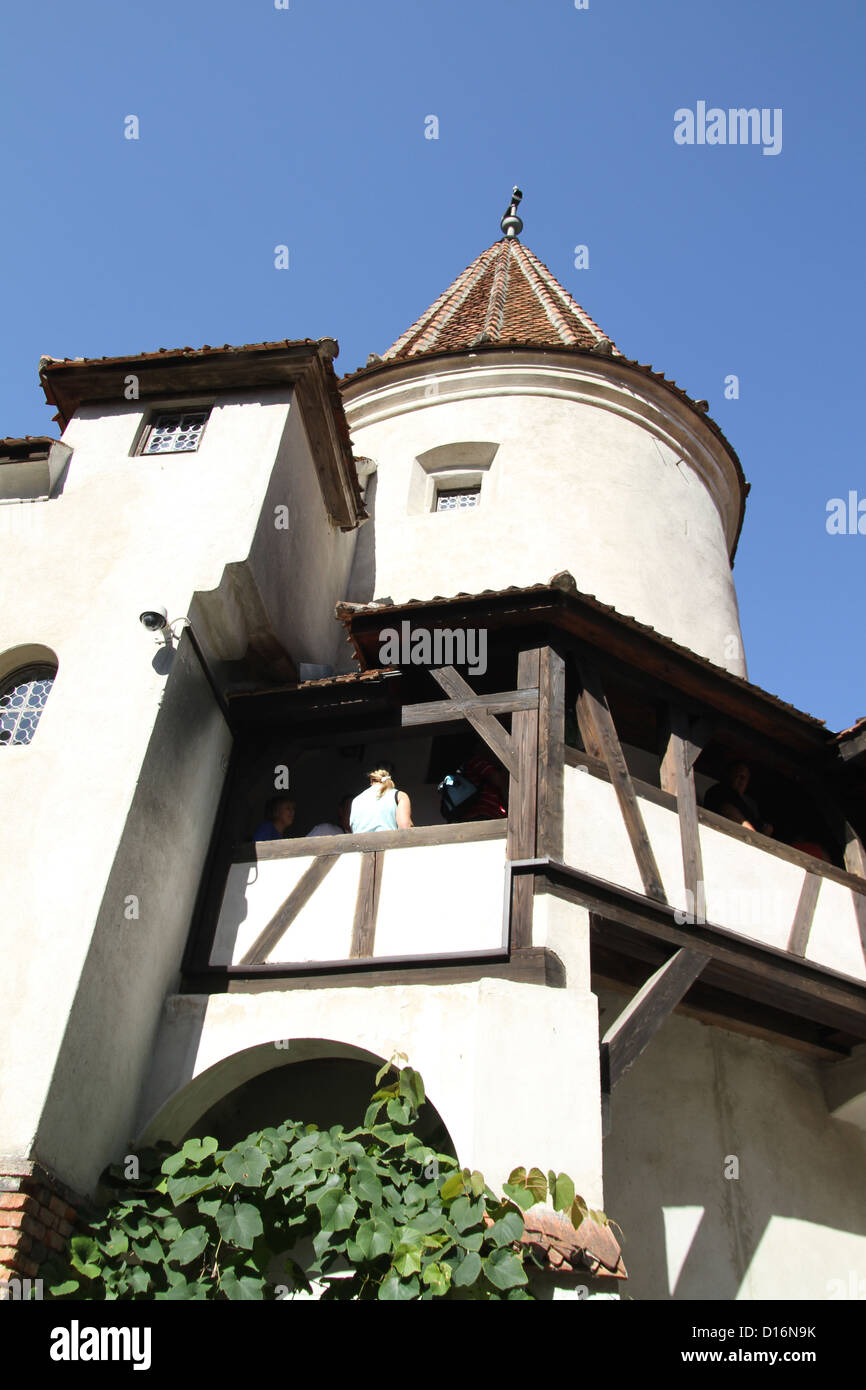 Bran Castle, known as Dracula's Castle is also famous because Vlad the Impaler stopped there. Stock Photo