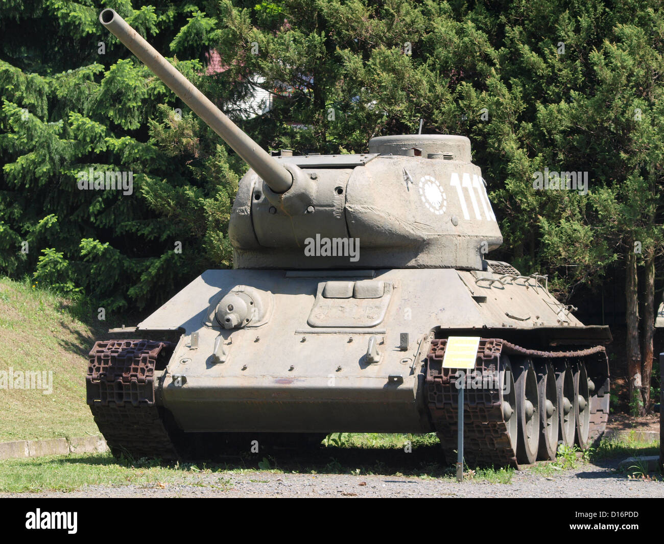 T-34 Tank Stock Photo