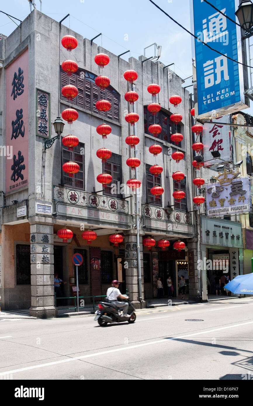 Almeda Ribero Avenue, Macao, China Stock Photo