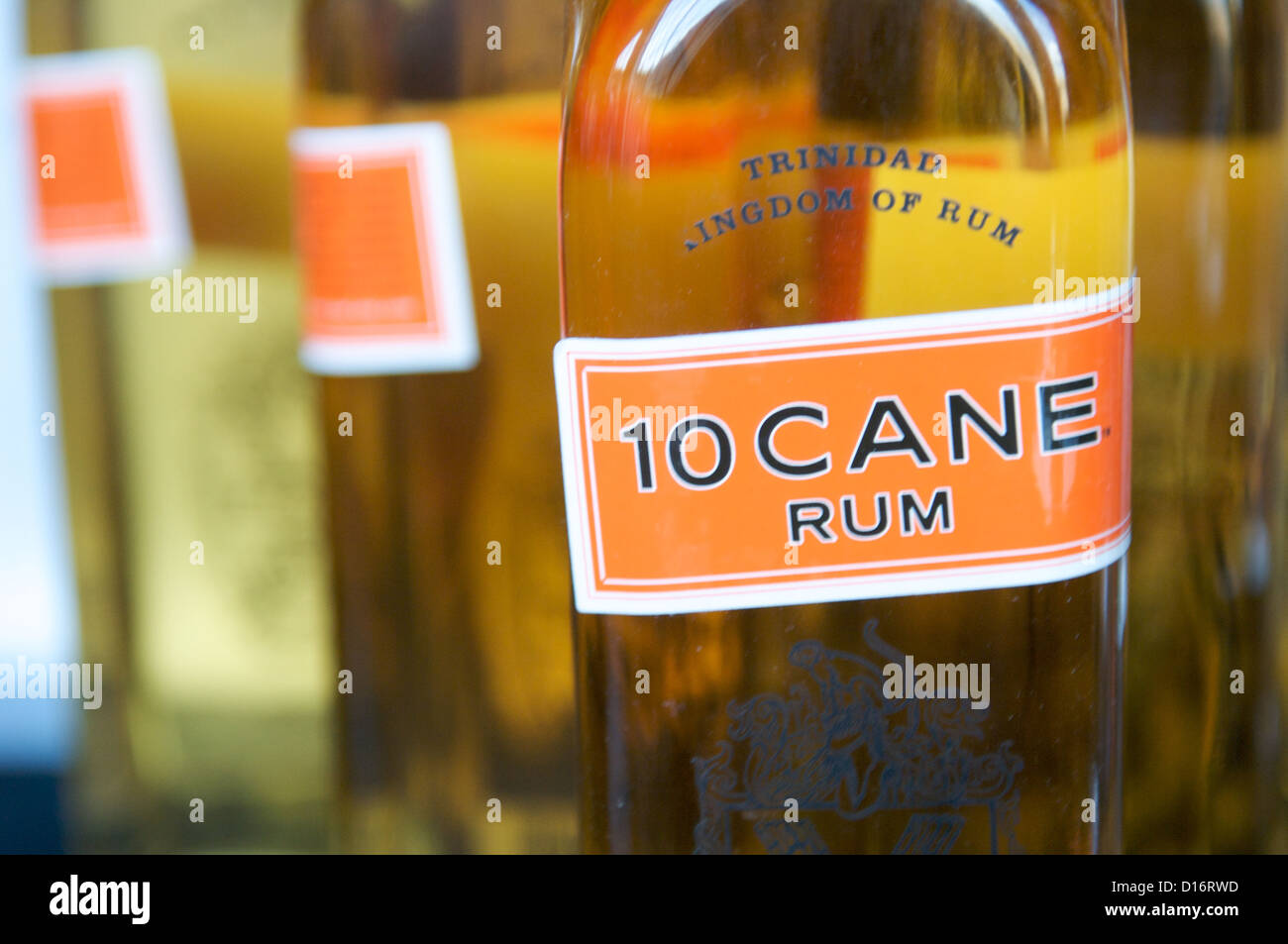 10 Cane Rum Stock Photo