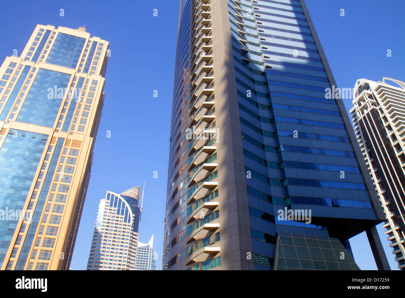 Dubai UAE,United Arab Emirates,Jumeirah Lake Towers,HDS Tower,Dubai Arch Tower,RS Limited,building,high rise skyscraper skyscrapers building buildings Stock Photo