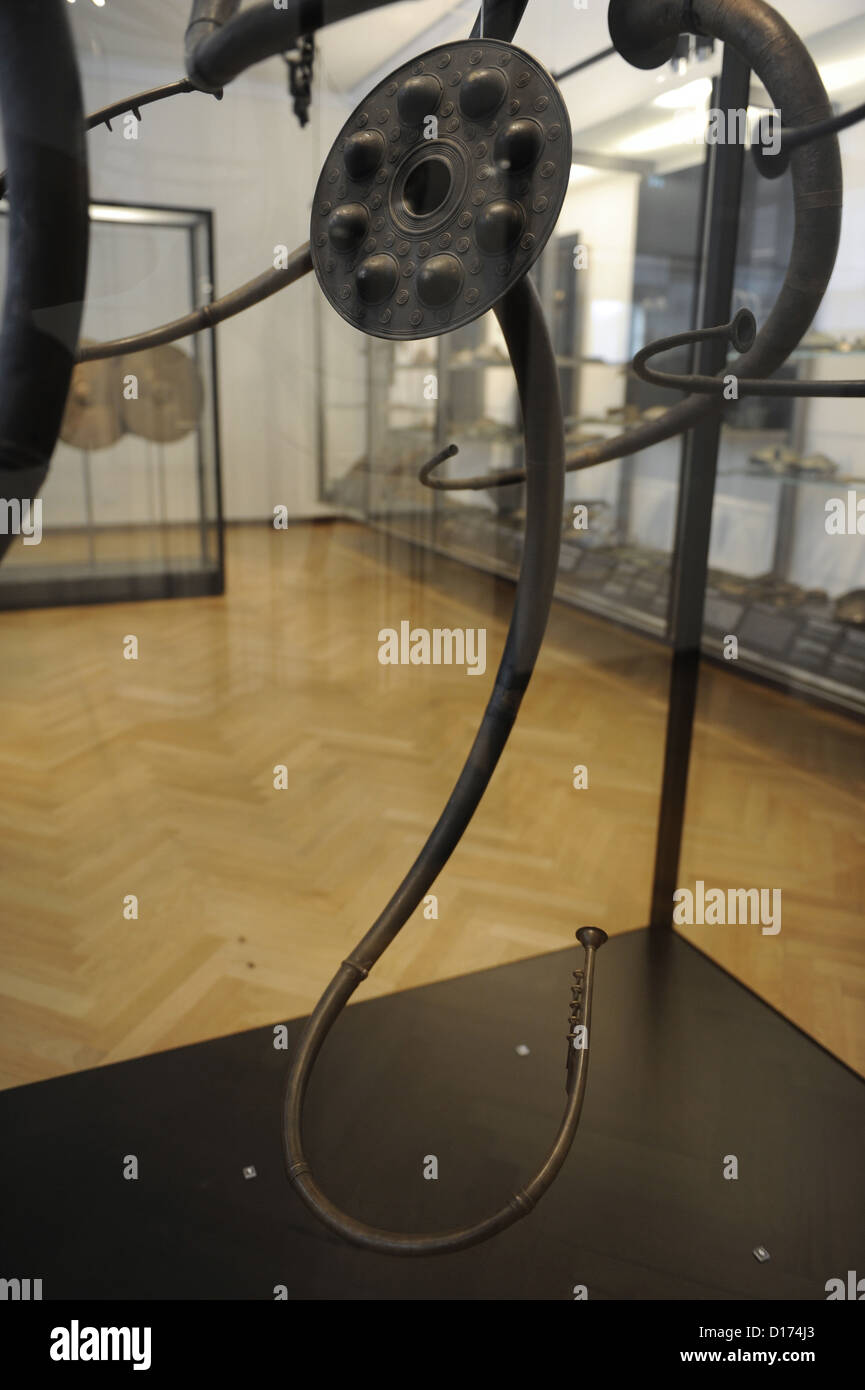 Metal Age. Lurs. The lur horns are Nordic wind instruments. 1200-700 BC ...