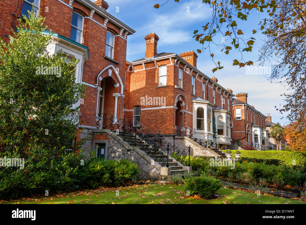 Dublin houses, Ireland Stock Photo Alamy