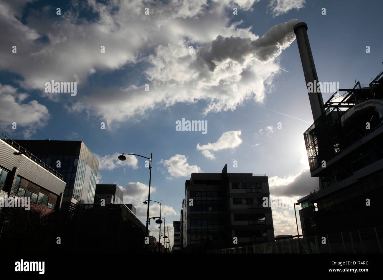 Scrap recycling plant Stock Photo
