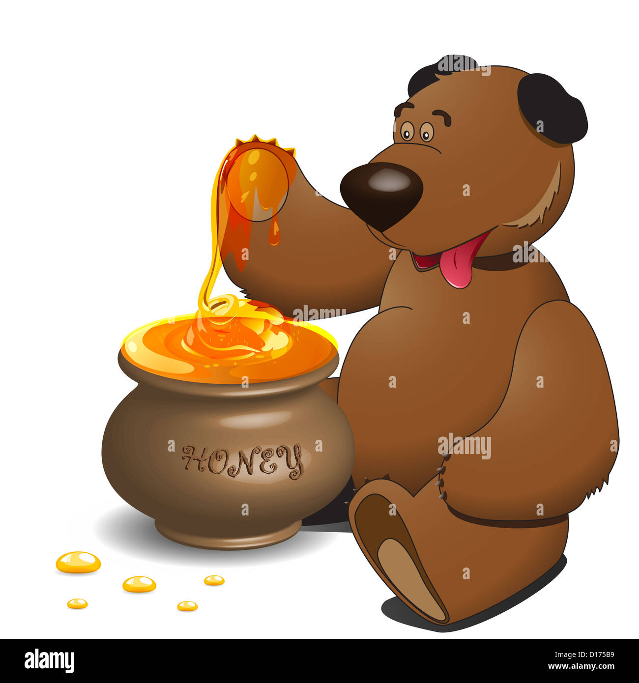 Мишка с медом картинки