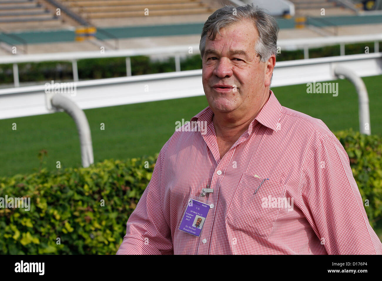 07.12.2012 - Hongkong; Sir Michael Stoute in portrait. Credit: Lajos