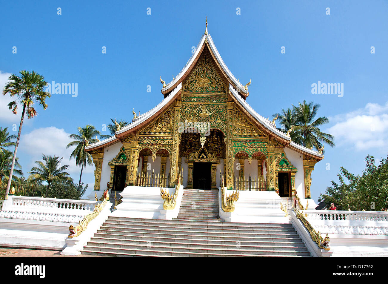 Haw Pha Bang temple Luang Prabang Laos Stock Photo