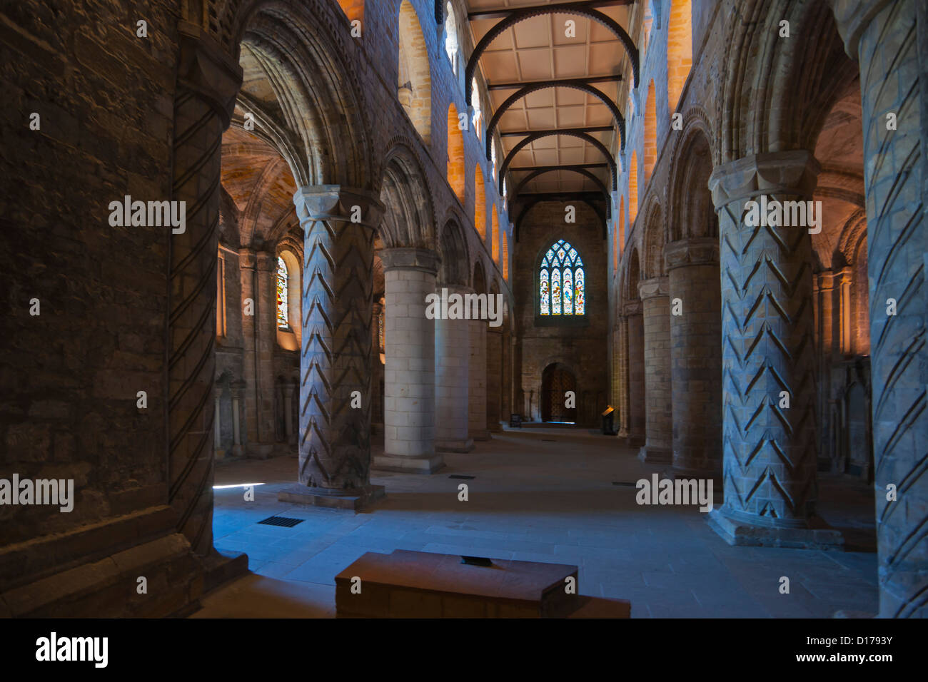 Ancient Dunfermline Abbey, Fife, Scotland, UK Stock Photo