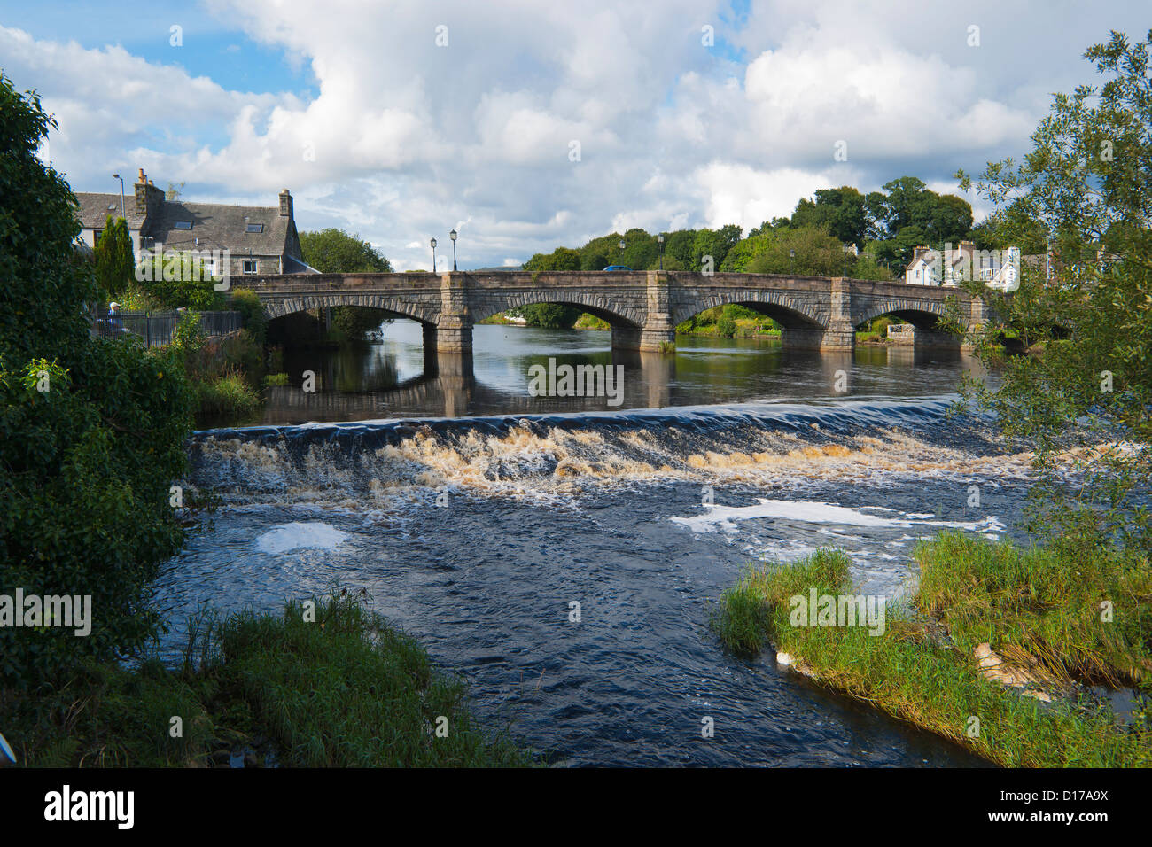 Newton Stewart, River Cree, bridge, Dumfries and galloway, Scotland, uk Stock Photo Alamy