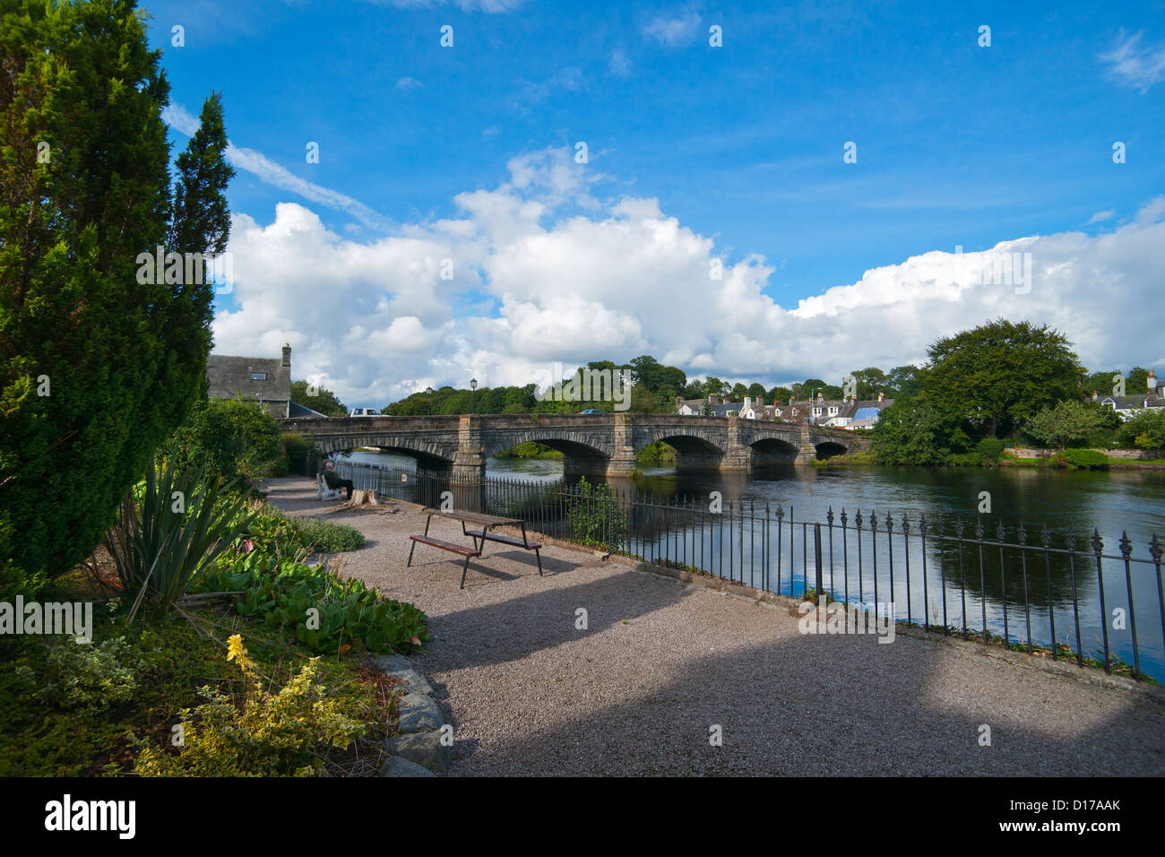 Newton Stewart, River Cree, bridge, Dumfries and galloway, Scotland, uk Stock Photo Alamy
