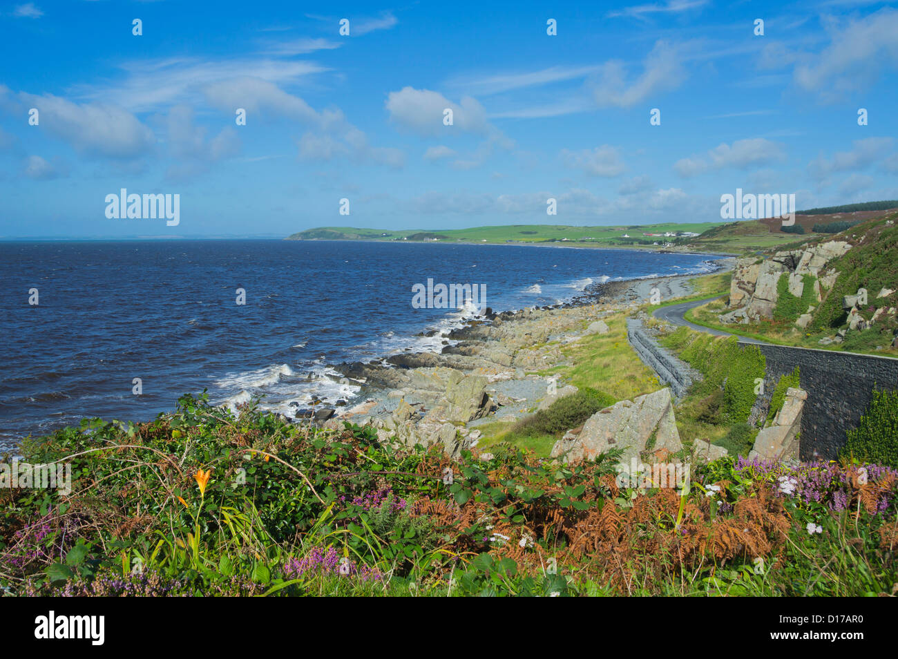 Coastline, Luce, Bay, Auchenmalg, the machars, Wigtownshire, Scotland Stock Photo