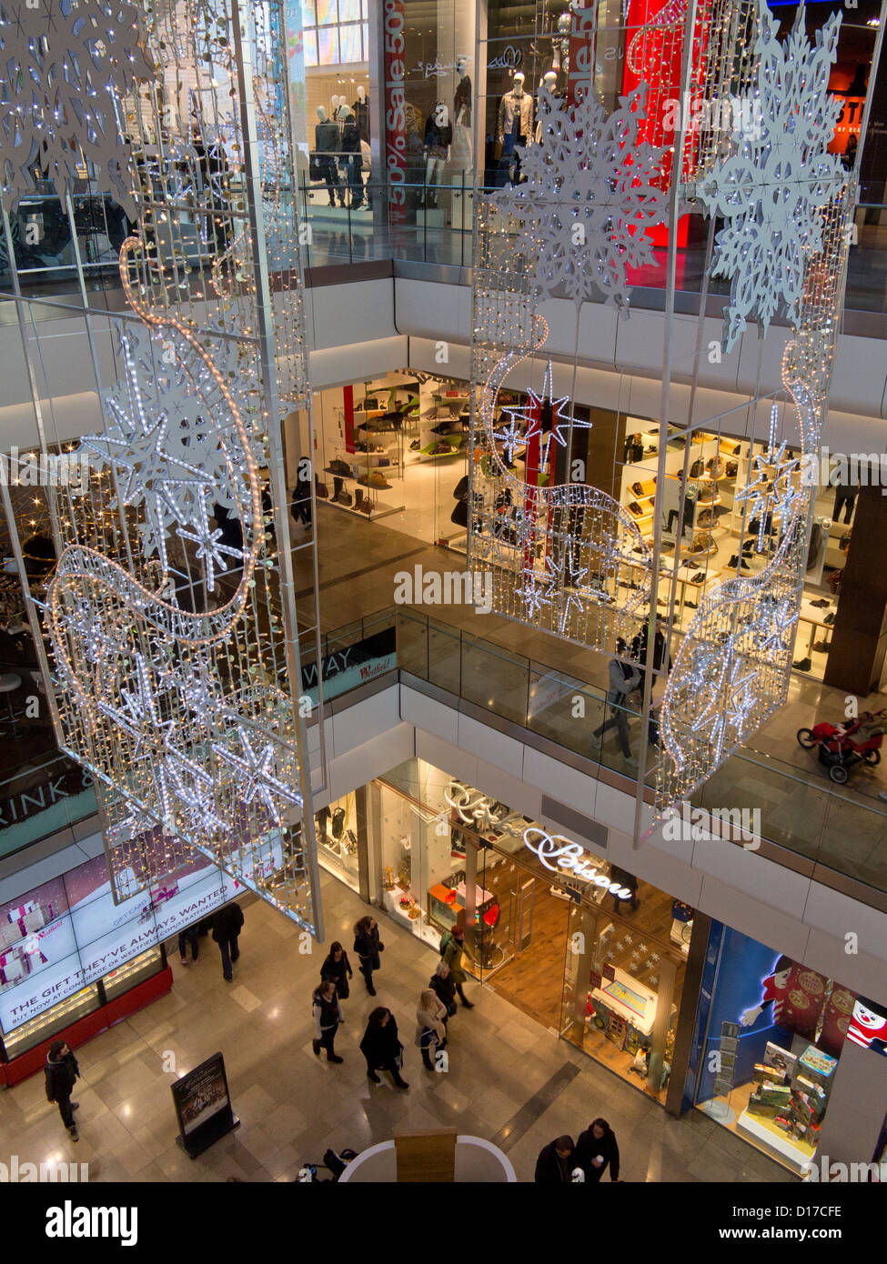 A festive display for Westfield London