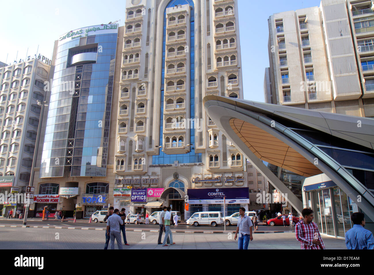 Dubai UAE United Arab Emirates U.A.E. Middle East Deira Baniyas Stock