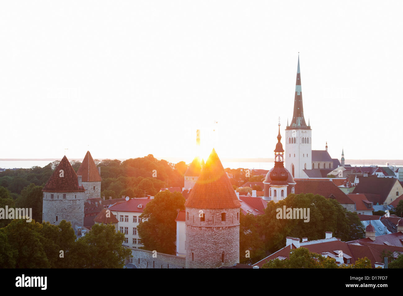Medieval town birds eye view hi-res stock photography and images - Alamy