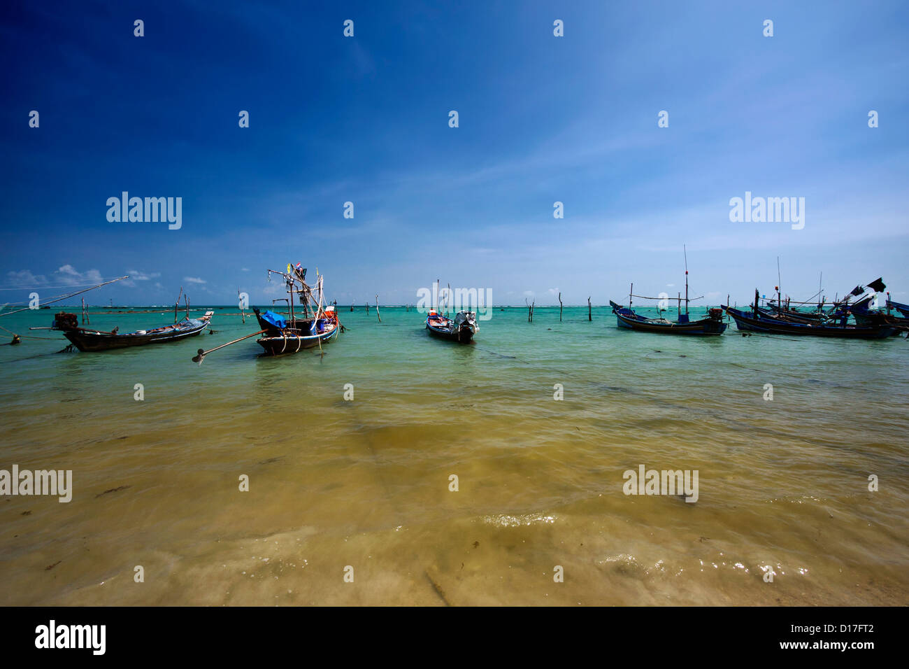 Samui Local Fish Thailand, Koh Samui (Samui Island), local fishing boats Stock Photo - Alamy