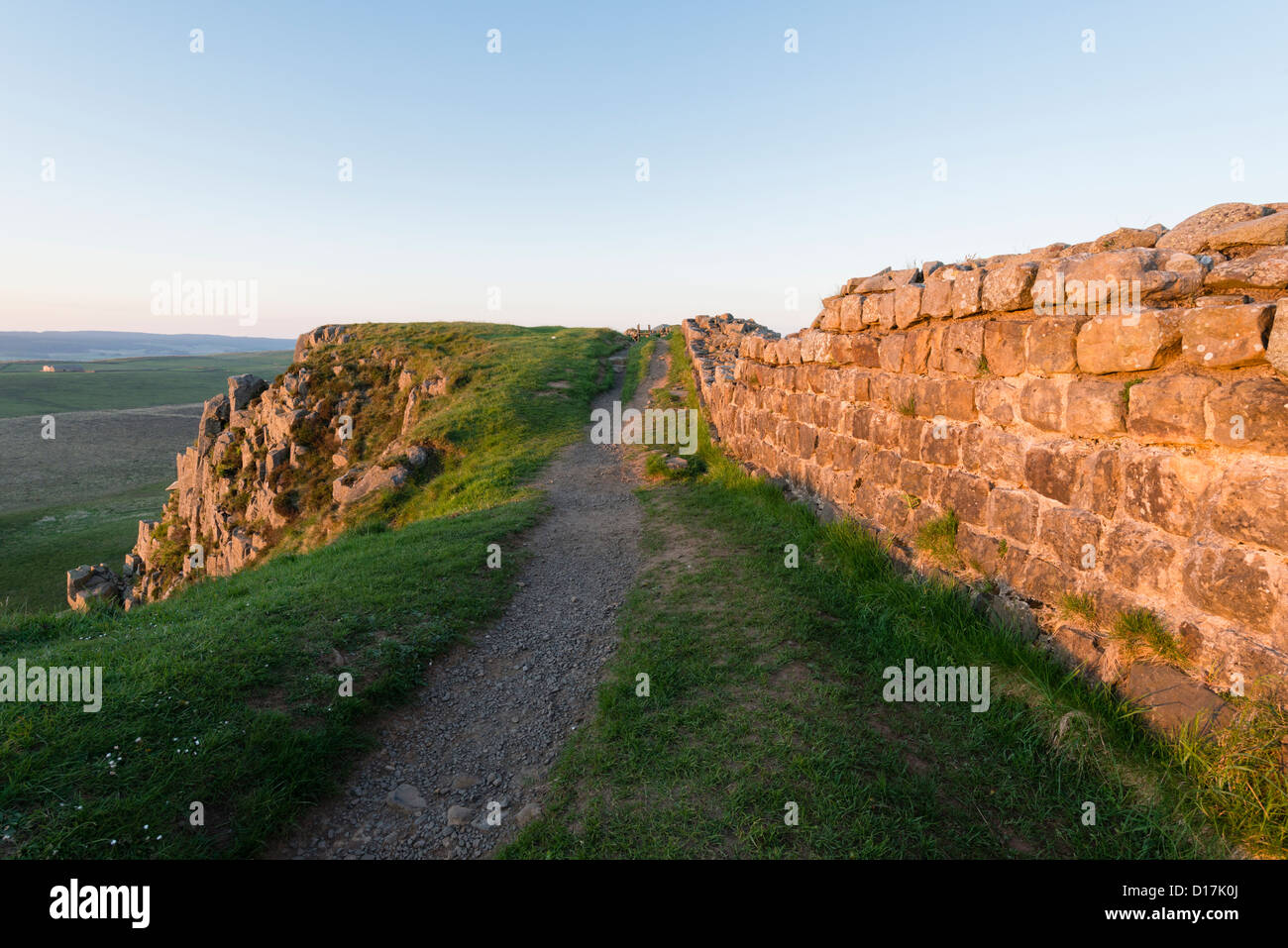 Hadrian's Wall Stock Photo