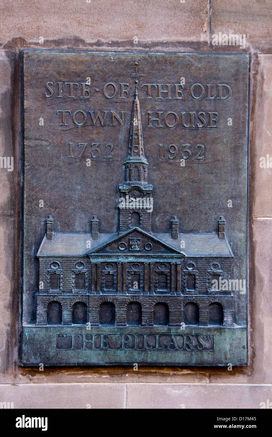 Plaque on wall in old hires stock photography and images Alamy