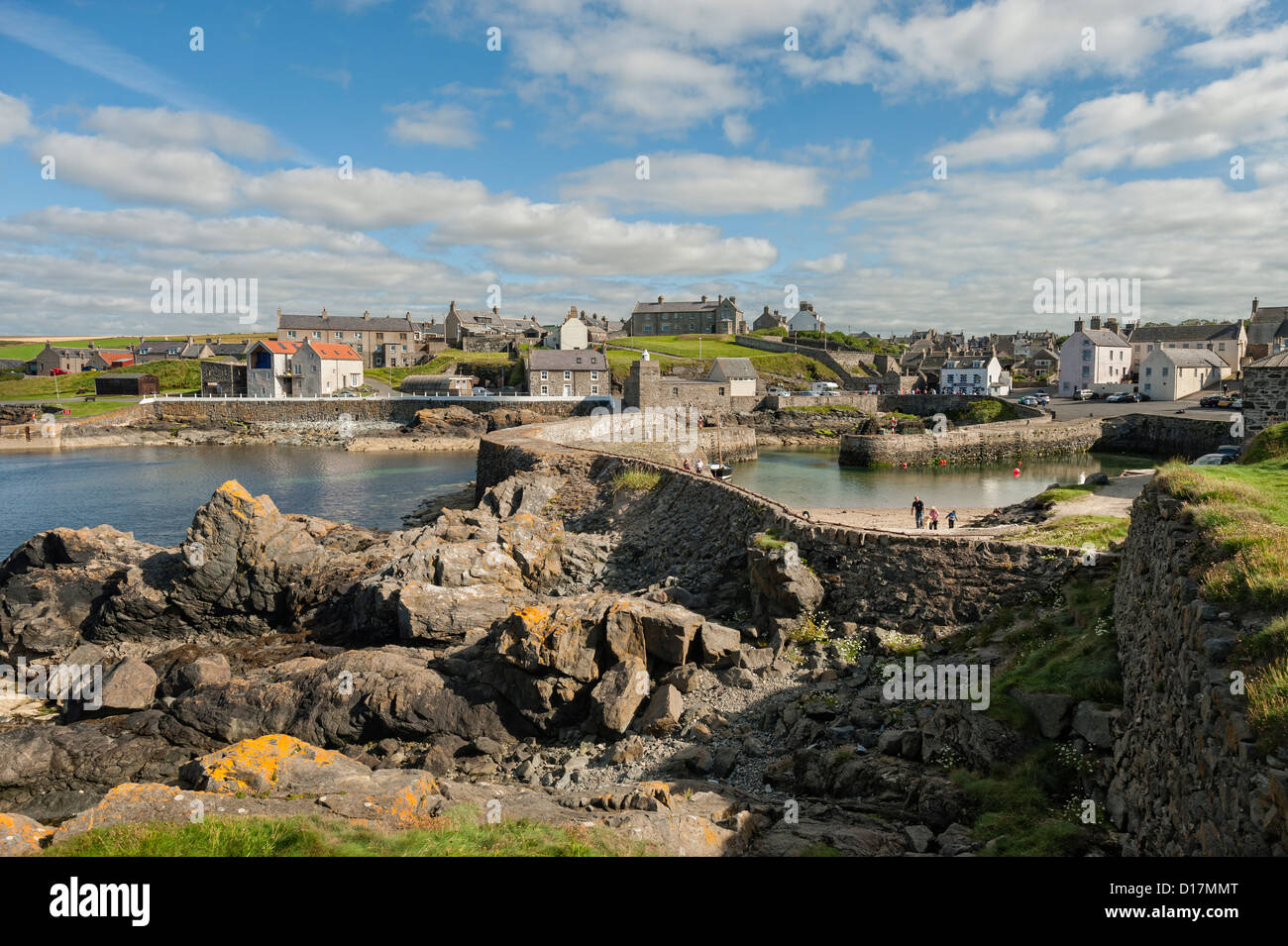 Portsoy on the the Northern Aberdeenshire Coast Stock Photo