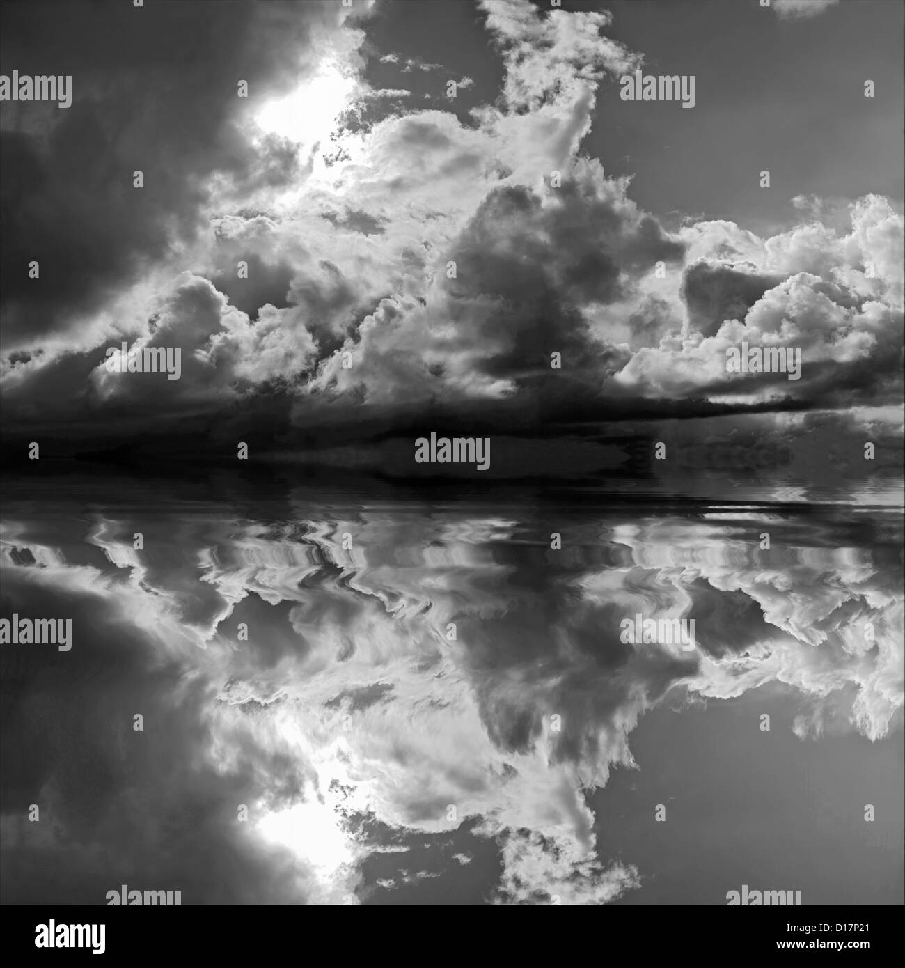 Clouds sea Black and White Stock Photos & Images - Alamy