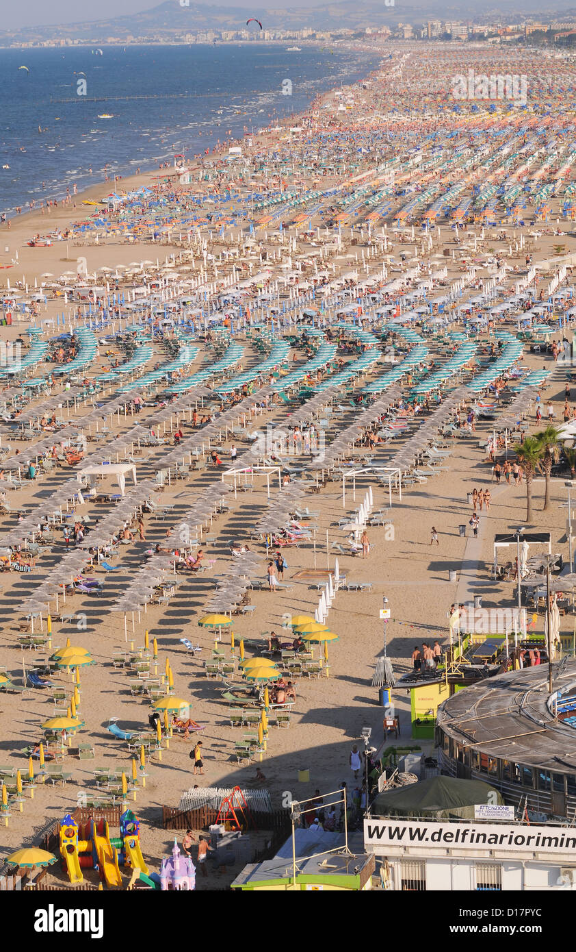 Rimini italy italian beach beaches hi-res stock photography and images ...