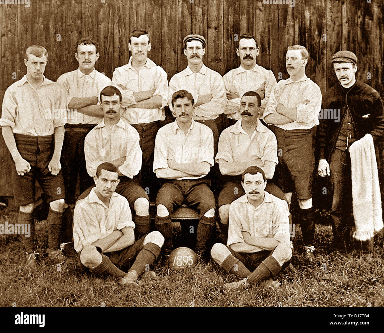 Preston North End Football Club in 1895 Stock Photo Alamy