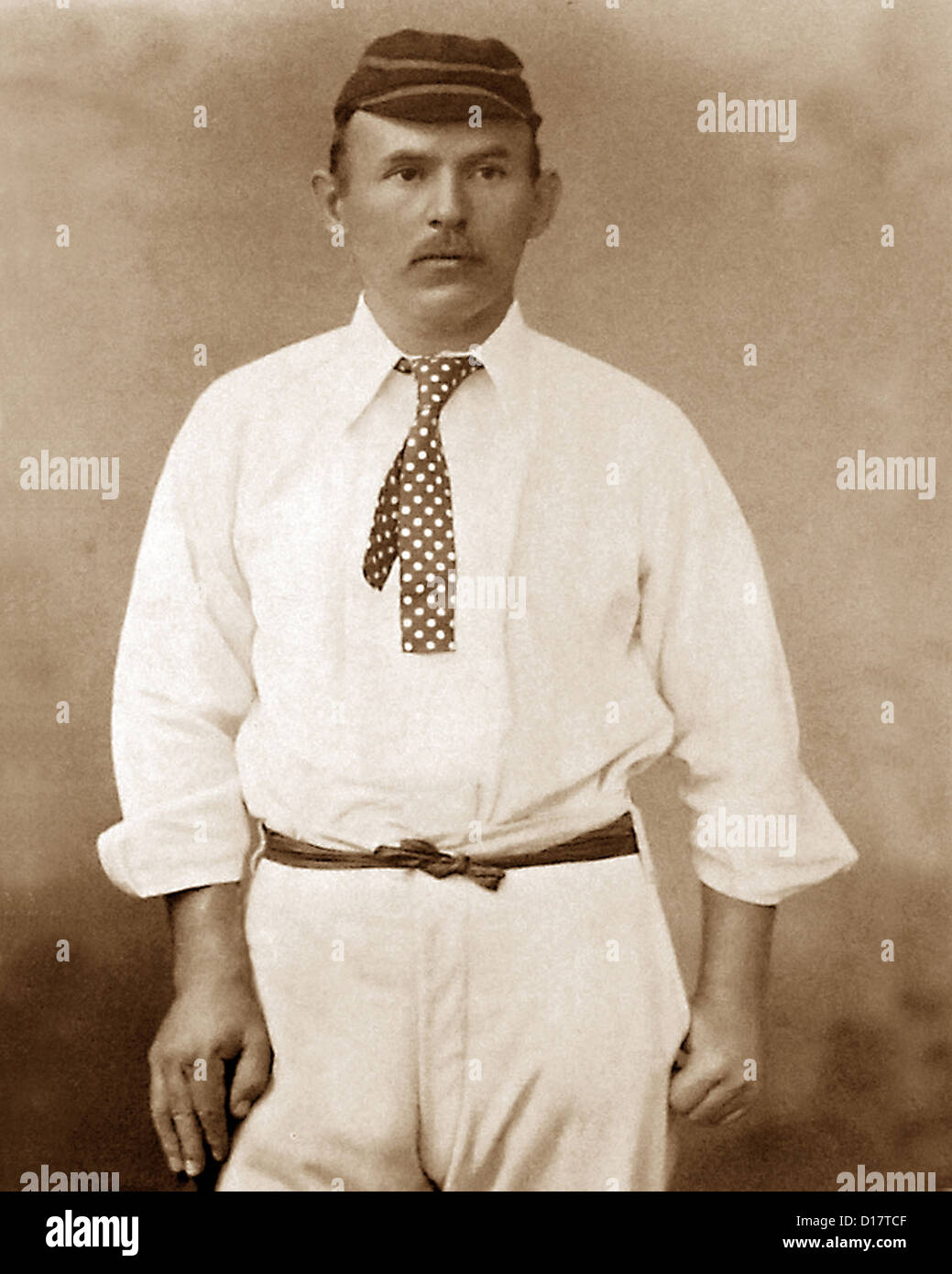Arthur Shrewsbury Victorian Cricketer Stock Photo