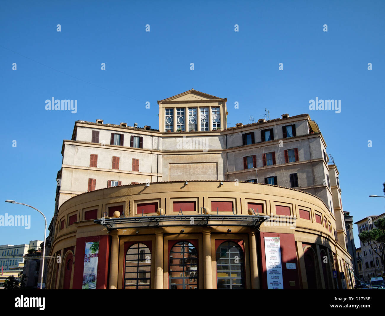 Italy, Rome, Garbatella, Palladium Theatre facade Stock Photo - Alamy