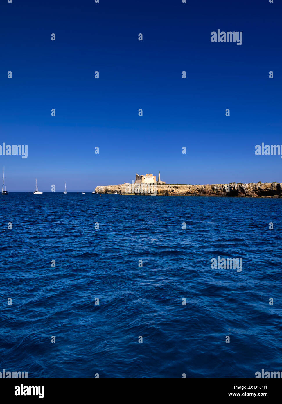 Italy Sicily Portopalo Di Capo Passero Siracusa Province View Of