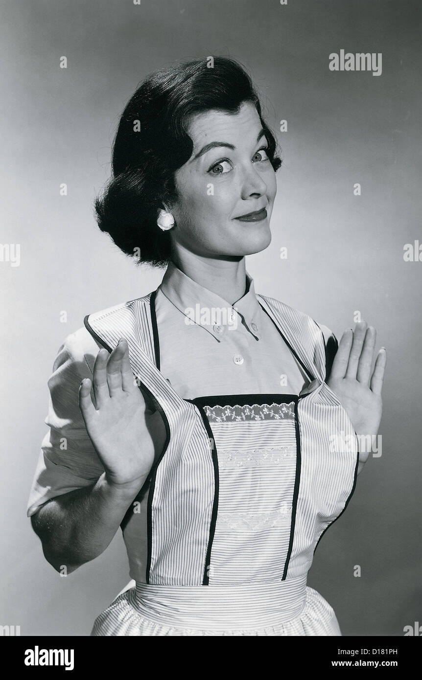 House wife, vintage Stock Photo