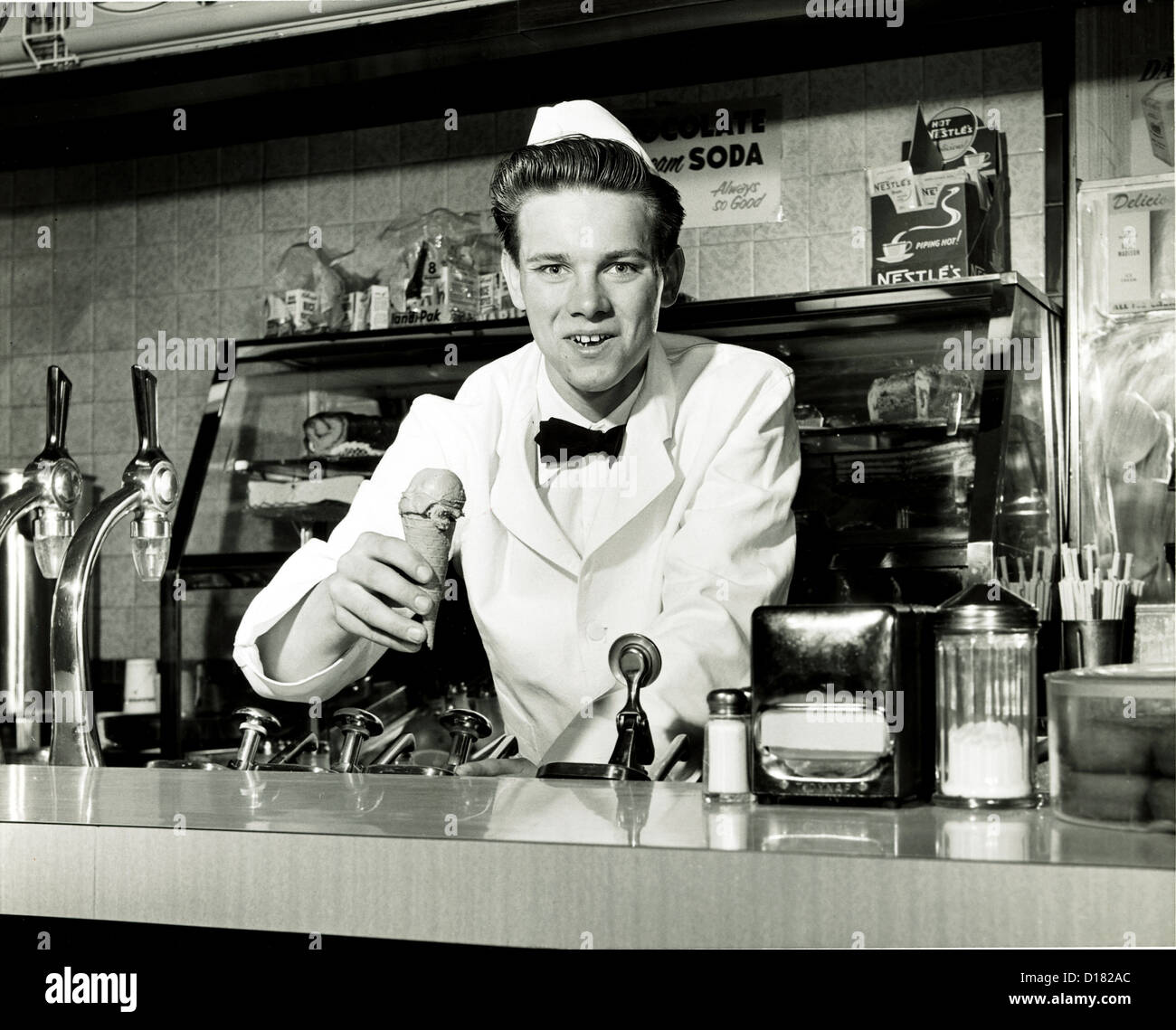 1950 S Vintage Ice Cream Soda Fountain Soda Jerk Dine vrogue.co