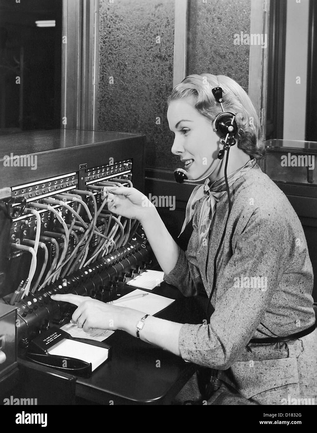 telephone-operator-working-at-switchboar